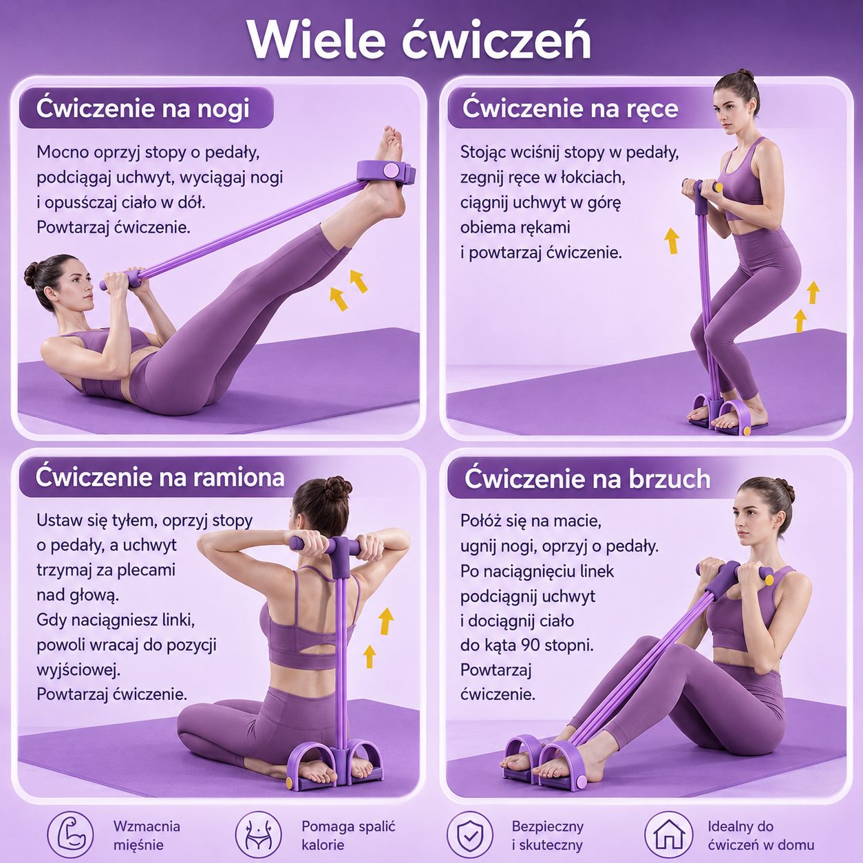 Fitova™ - Taśma do treningu brzucha i całego ciała